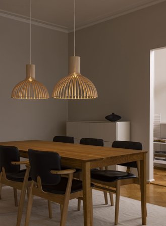 Victo 4250 taklampe Ø56 - bjørk