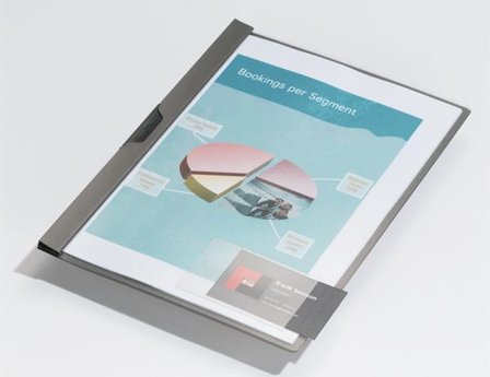 DURABLE Pocketfix 8079 10 Stück 57 x 90 mm selbstklebend transparent