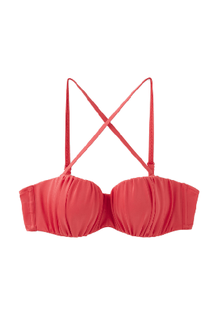 Avelie Lingerie Vadderad bikinitopp bandeau IRIS Bikini Röd 75B