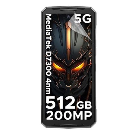 Beskyttelsesfilm til Doogee V40 Pro [Pakke 2] Ultra Tynd Plastisk Beskyttelsesfilm Phonillico