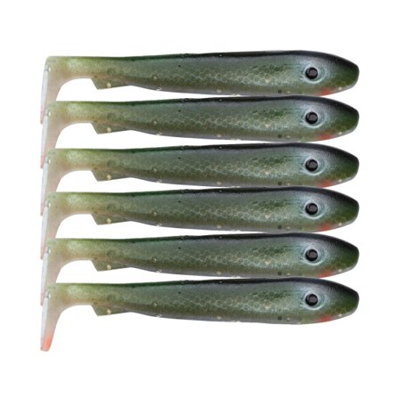 SvartZonker McRubber Bass 8cm (6-pack) - C1 R?gen Herring