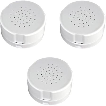 Stemmeoptager til Teddybjørne Tryk Optagelig Stemme Lydboks Optagermodul 30 Sekunders Optager til Fyldte Dyr Plyslegetøj Pude (FMY) white (Pack of 3)