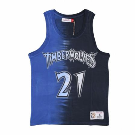 Mitchell & Ness tank top nba vertical tie dye Blå, Herre