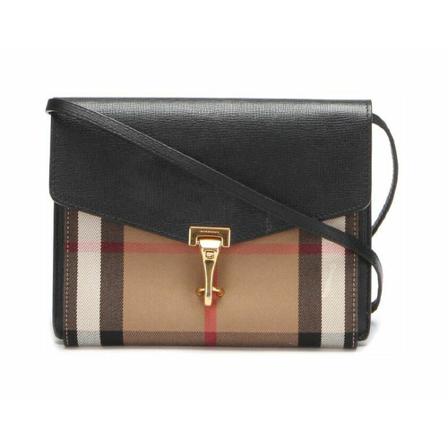 Burberry Vintage, pre-owned House Check Macken Crossbody Bag Bruin, Dames, Maat:ONE Size