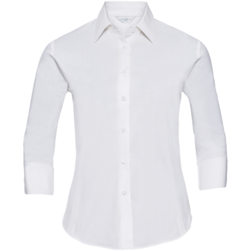 Damebluse 3/4-Ermer Stretch