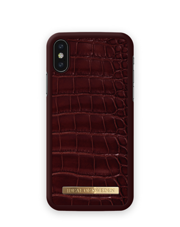 Croco Case iPhone X Claret Croco
