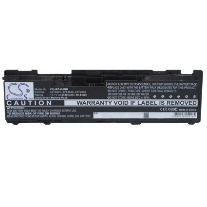 Batteri till Notebook, Bärbar dator för Lenovo ThinkPad T400s, ThinkPad T400s 2801 m.fl.