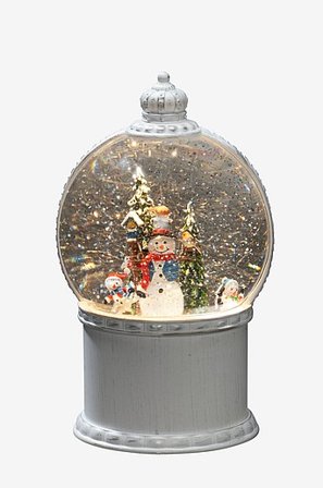 Jotex - Vattenfylld juldekoration höjd 21 cm Antik vit - Köp Dekorativ julbelysning hos Jotex