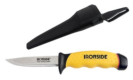 IRONSIDE ARBEIDSKNIV KULLSTÅL 100MM