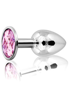 Metal Plug Silber/Pink Klein