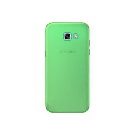Kuori - PURO - Galaxy A3 (2017) - Fluoresoiva vihreä - Ultra-ohut - Pehmeä