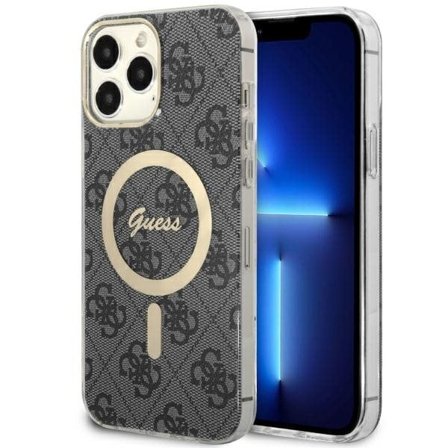 Guess GUHMP13XH4STK iPhone 13 Pro Max 6,7" svart/svart hardcase 4G MagSafe