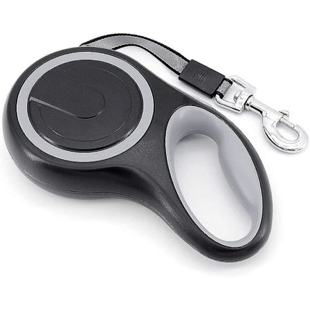 Mordely 8m Long Retractable Dog Leash, High-end Pet Lead Automatic Extendable Dog Training Leash Up To 50kg (gray)