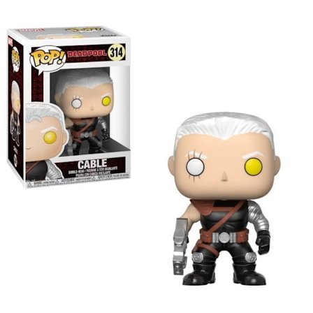 Figurine Funko Pop! - Marvel - Deadpool Parodi: Cable - 9 cm - Röd - Under officiell licens