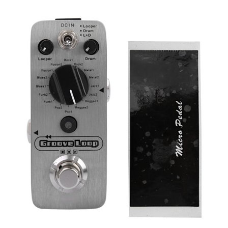 DC 9V/120mA Loop Drum Machine Looper Effektpedal 16Bit 44.1kHz