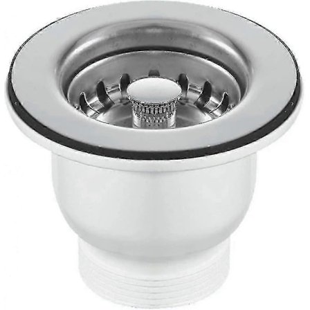 85 mm Krom Belfast Vask Kurvsi Affald - Passer til 60 mm Hul