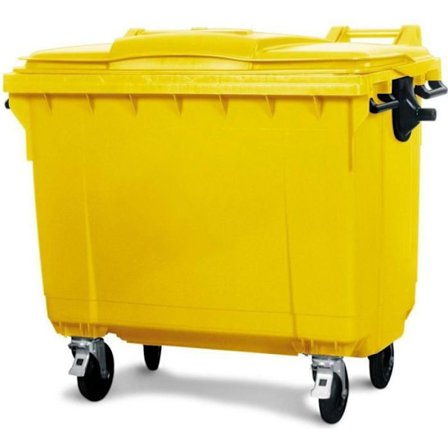 Blandad behållare - selektiv sortering Otto Gul sopbehållare 1 100 L (KAPACITET 1 100 GUL)