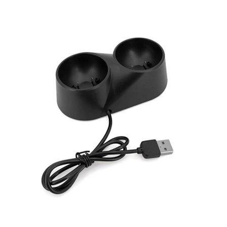Dubbel Laddningsdocka för PS3/PS4 VR Motion Controller Playstation