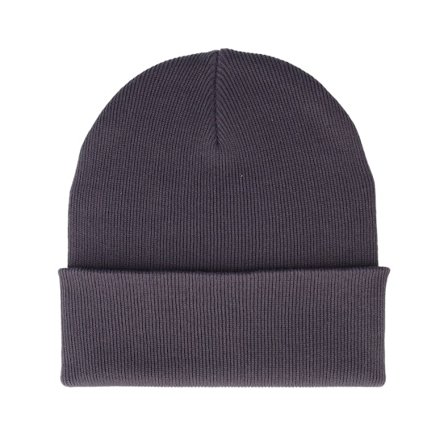 Beechfield - Organic Cotton Graphite Grey Cuff Cuff Grey Beanie - @ Hatstore