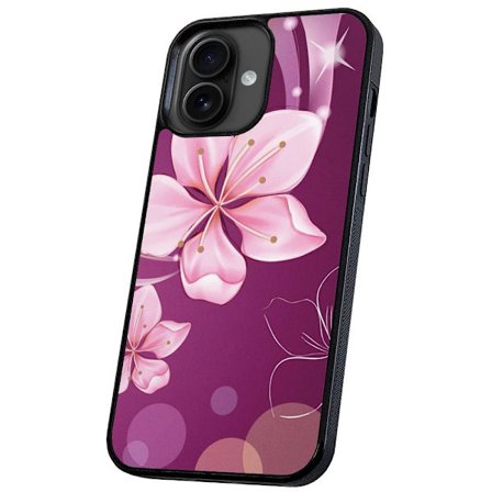 iPhone 16 - Skal/Mobilskal Vit Blomma