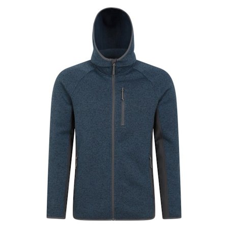 Mountain Warehouse Herr Treston Fleece Huvtröja XXL Marinblå