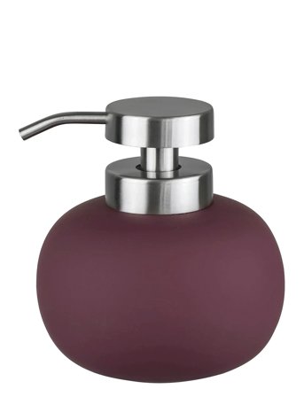 Mette Ditmer Lotus Play Dispenser, Low (2 Pumps) - Burgundy - Ø11X H13CM
