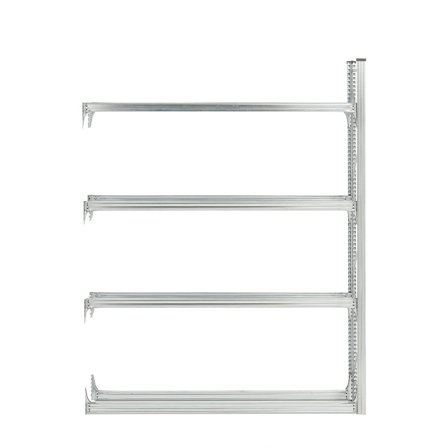 Reifenregal TRANSFORM Erweiterungsmodul mit 4 Ebenen, 2500 x 2100 x 400 mm