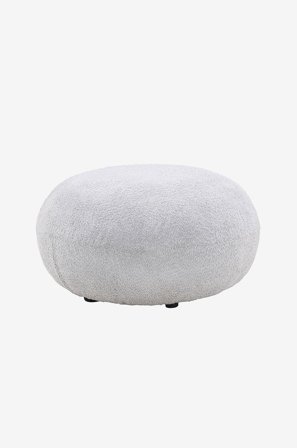 Venture Home - Puf Bologna - Grå - Fodskamler & puffer - Fra Homeroom