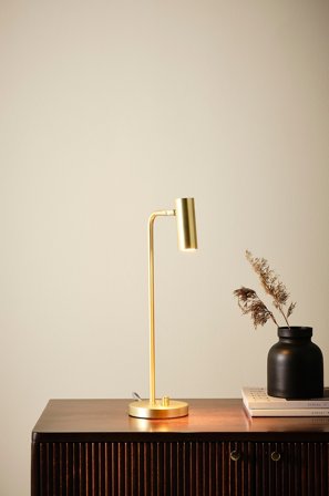 Jotex - LEE bordlampe Børstet messing - Kjøp Bordlamper hos Jotex