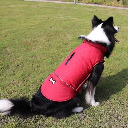 Tykke Hundeklær Kan Brukes På Begge Sider Av Hunden Vinter Varme Klær (xl Størrelse)