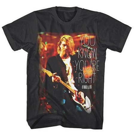 Kurt Cobain Du vet att du har rätt T-shirt