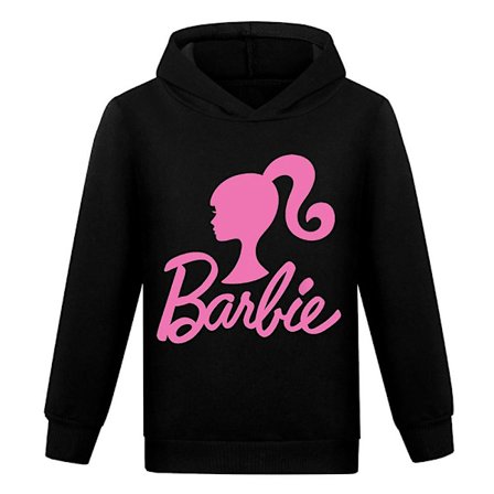 7-14 år Børn Teenagere Barbie Hættetrøje Langærmet Hættetrøje Sweatshirt Toppe Casual Pullover Gaver