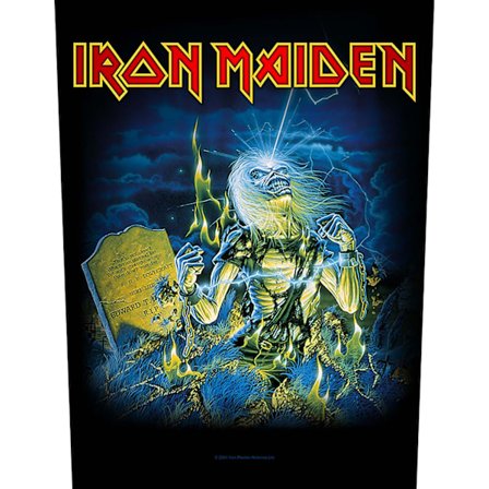 Iron Maiden Live After Death Patch En Storlek Flerfärgad