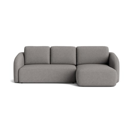 Savona chaiselong sovesofa, højrevendt | opbevaring - Loop Grå - 270x154x94 - Sofa, sovesofa, chaiselong