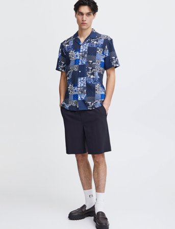 Casual Friday Cfsamos 0141 Travel Shorts - Navy - M