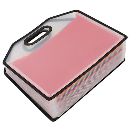 Laajeneva kansiokansio asiakirjojen järjestäjä kahvalla, kannettavat A4-kirjekokoiset kansiot yrityksille, kouluille A