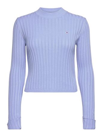 Tjw Bxy Rib Sweater Pullover Blå Tommy Jeans*Betinget Tilbud