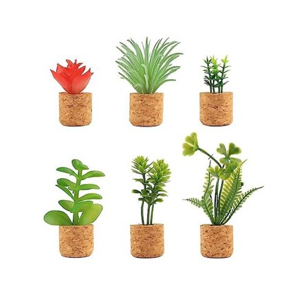 6 kpl Kaktus Jääkaappimagneetit Mini Söpö Mehikasvi Kasvi Jääkaappimagneetti Koriste Tarvikkeet Kotiin Keittiöön Toimistoon