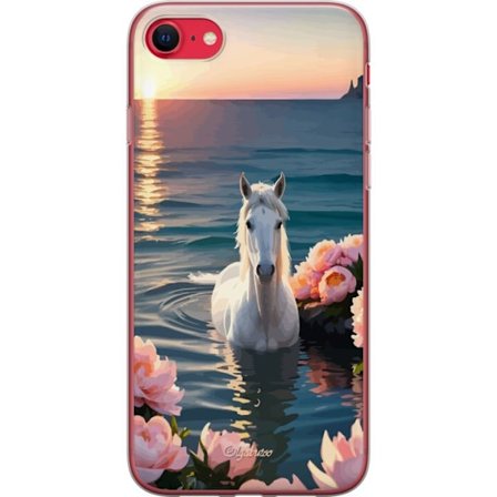 Kompatibelt Mobilskal till Apple Apple iPhone SE (2020) Badande häst