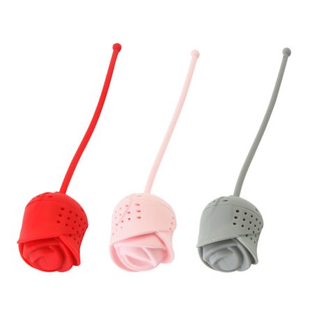 3 stk. Silikon Teinfuser, Gjenbrukbar Silikon Te-filter, ZQKLA