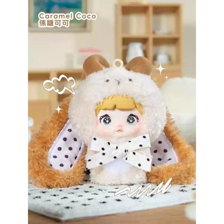 Autentisk Nommi Sweet Heart Kanin Plys Dukke - Sød kælen gave til piger, trendy Blind Box Legetøj