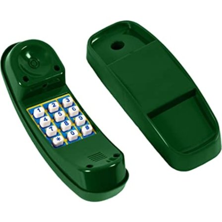 Telefon i plast, til utendørs lekeplass, barnas leketøy for Pl