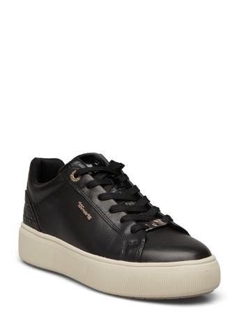 Women Lace-Up Lave Sneakers Svart Tamaris*Betinget Tilbud