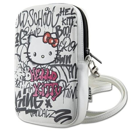 Hello Kitty Graffiti Kitty Head-veske - hvit