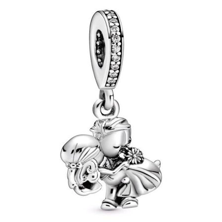 Berlock - Pandora - 798896C01 - Silver - Grå - Dam