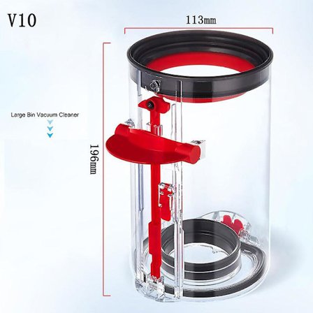 Dyson V11 V15 V10 -pölynimurin pölysäiliö