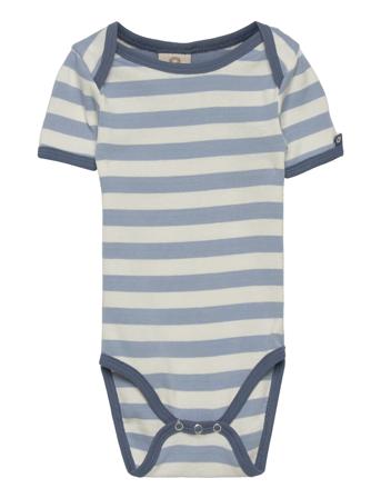Body Ss, Striped, Denim/ White Patterned Smallstuff