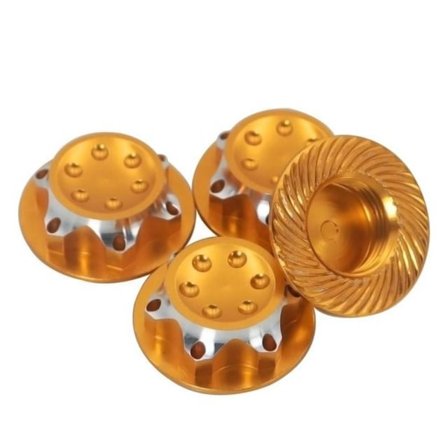 Cover sexkantsmutter GUL