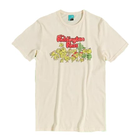 The Poddington Peas Unisex Vuxen T-shirt XL Natur