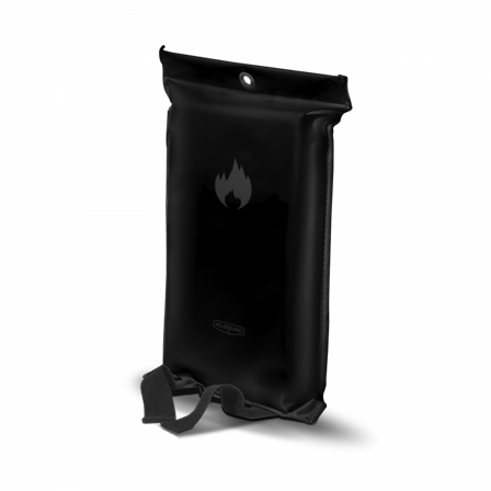 Housegard 602027 Brannteppe 120 x 180 cm, silikonbelegg Svart, Redning